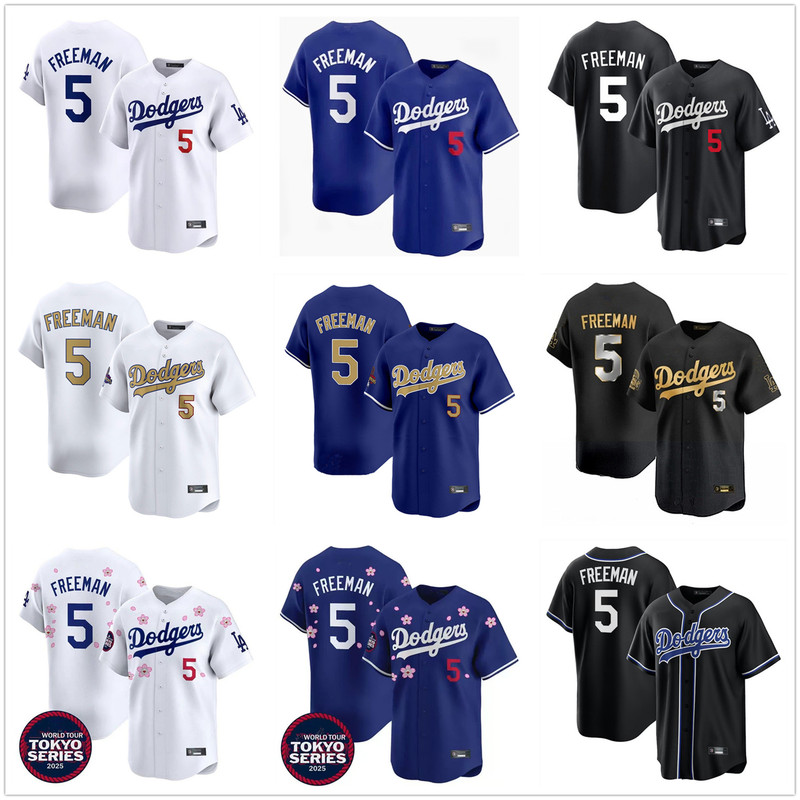 2026 Fully Embroidered Los Angeles Dodgers 5 # Freeman Men's and Women's Jerseys, Kidsren's Baseball Uniforms 2026 Fully Embroidered Los Angeles Dodgers 5 # Freeman Men's and Women's Jerseys, Kidsren's Baseball Uniforms