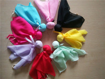 Ancient costume bookboy three-character Sutra headgear men and women collective performance accessories disciple gig performance costume student headscarf