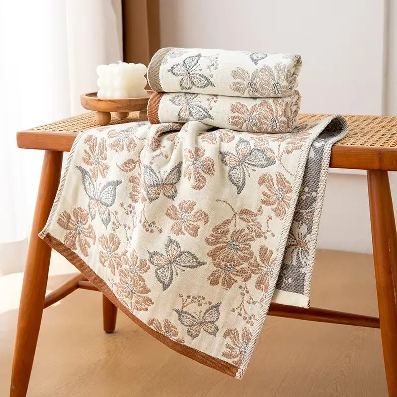 [Rila Butterfly] Hemp Towels, Two-Pack, 35*75cm