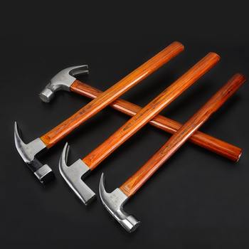 Factory promotion diaojia hard-fiber wooden plywood claw hammer woodworking hammer hardware tool rectangular handle hammer