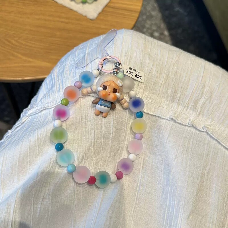 Japanese Eumeya Cute Cartoon Phone Chain Pendant Colorful Sunshine Bath Crying Pendant Bag Decoration Keychain Japanese Eumeya Cute Cartoon Phone Chain Pendant Colorful Sunshine Bath Crying Pendant Bag Decoration Keychain