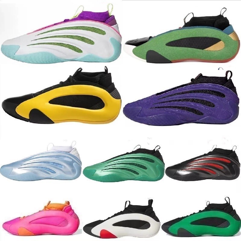 Harden 8Th Generation Mandarin Duck Black Orange White Red Yellow Dragon Boat Festival Harden Vol.9Th Generation Year of the Snake Men's and Women's Actual Game Basketball Shoes