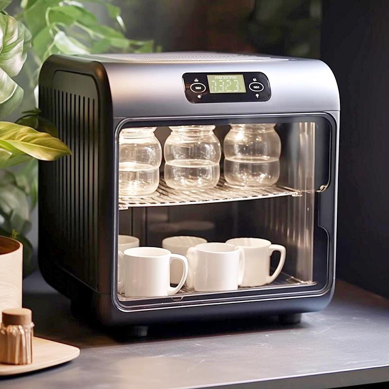 Tea set drying small hotel storage with desktop office two-star disinfection cabinet hot air circulation commercial sterilization