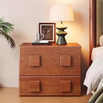 Retro style medieval full solid wood tv cabinet modern simple living room car door cabinet bedroom storage combination module storage