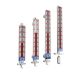 Piggy tank magnetic flip level gauge with remote transmission chemical factory high temperature high pressure corrosion resistant magnetic coupling level gauge