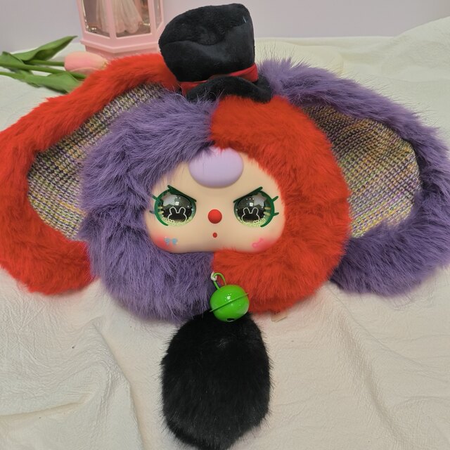 Baby Three Three-Year-Old Lucky Rabbit Zipper Bag Series Plush Pendant Blind Box Doll Girl's Gift