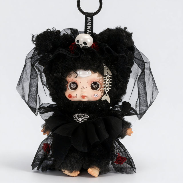 Mm Milk Candy Night Elf Party Series Plush Pendant Blind Box Doll Halloween Gift Figurine Toy