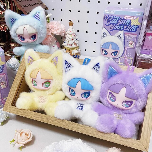 Inn Sound Claw Chat Room Series Vinyl Plush Pendant Blind Box Cat Doll Girl Gift Anime