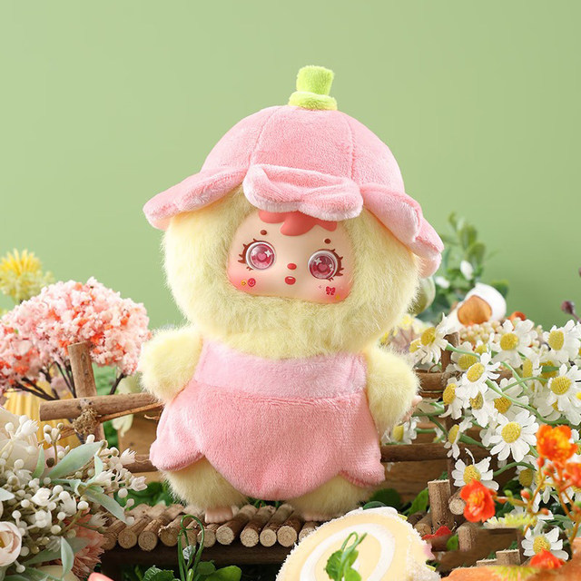 Samuel Three Little Flowers Shadow Flow Series Plush Pendant Blind Box Flower Doll Girl Gift Keychain