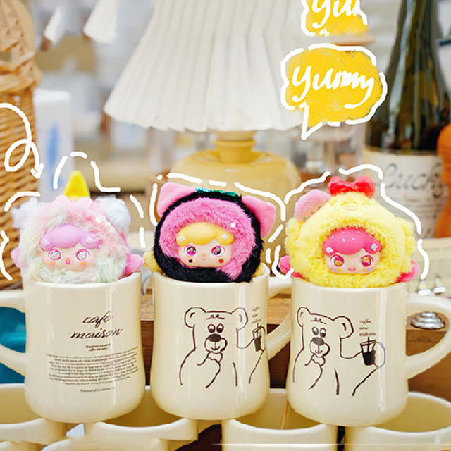 Billie Doll Three-Year-Old Billie 4Th Generation Animal Dessert Shop Vinyl Plush Pendant Blind Box Doll Girl Gift