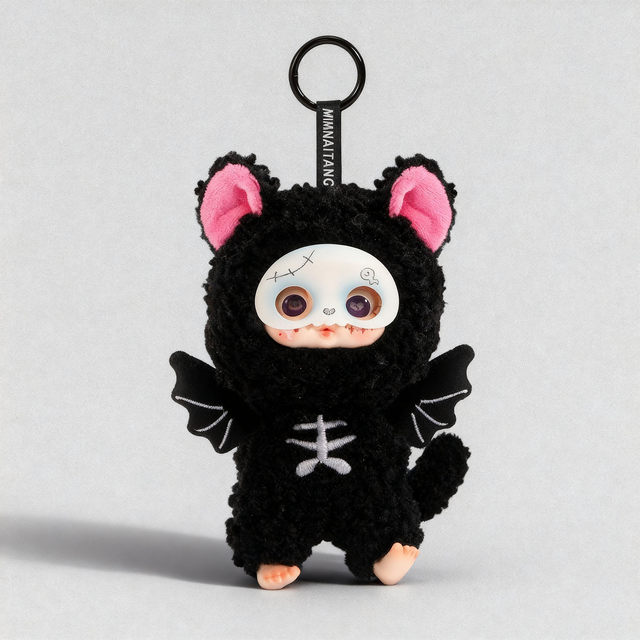 Mm Milk Candy Night Elf Party Series Plush Pendant Blind Box Doll Halloween Gift Figurine Toy