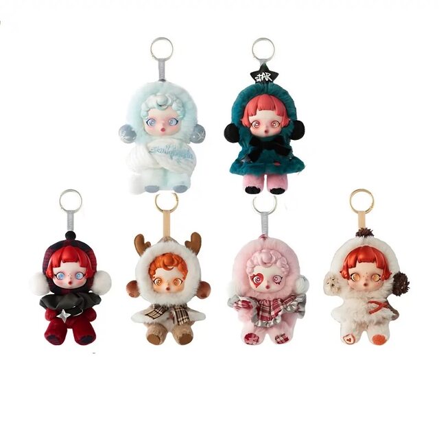 Popmart Skullpanda Sp Winter Movement Vinyl Plush Doll Blind Box Gift