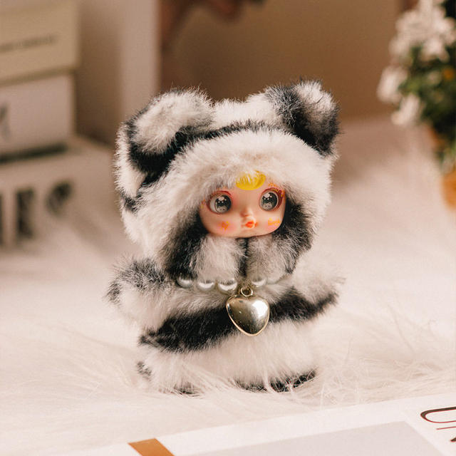 Yumi Yumi Meow Unspoken Plush Pendant Blind Box Lucky Cat Doll Keychain Valentine's Day Gift for Girls
