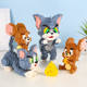 Tom and Jerry Building Blocks Children's Toys Trendy Tom Cat Figure Jerry Puzzle Birthday Gift Little Red Book Cartoon