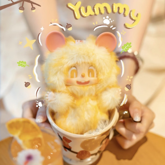 Pippa Original Macaron Plush Pendant Blind Box Doll Gift for Girls Baby Three Years Old