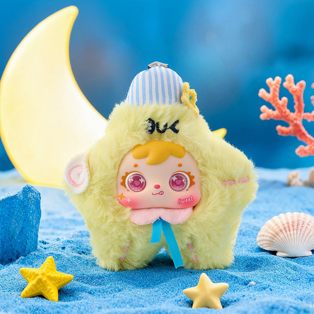 Samuel Three Little Animals Ocean Story Series Plush Pendant Blind Box Dolphin Doll Girl's Gift Keychain
