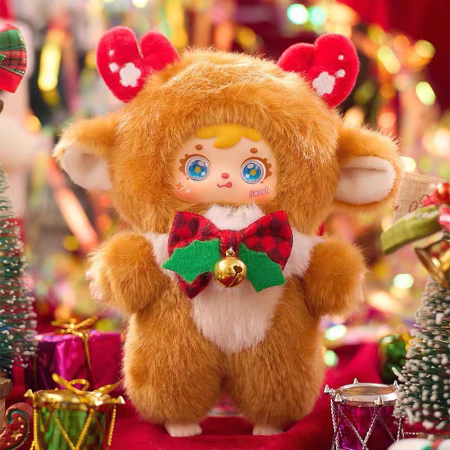 Samuel Three Little Sheep Christmas Lullaby Series Plush Pendant Blind Box Doll Girl Gift Keychain