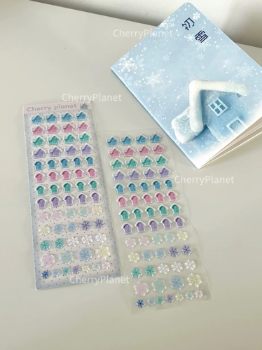 Прозрачная пузырьковая наклейка Cherryplanet