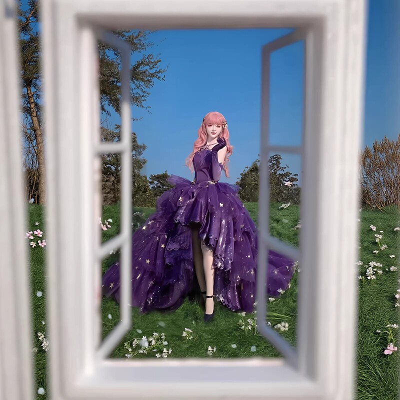[One-Minute Photography Inspiration] Miniature Window Model Photography Props for Spring Outings and Photo Shoot Scene Setup