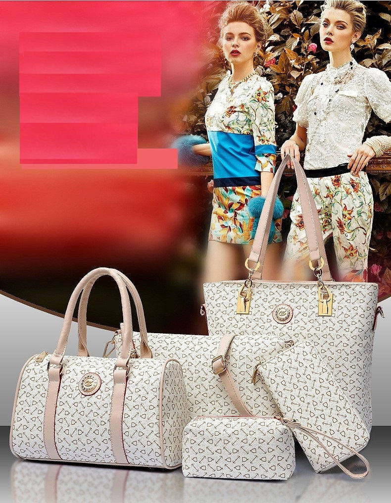 товар из китая 跨境女包欧美子母包六件套单肩斜挎手提包钥匙包女士子母包套装