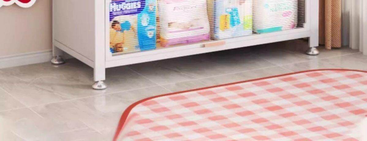 товар из китая 加厚婴儿喂养台收纳柜宝宝用品健康多层多功能置物架大容量储物柜