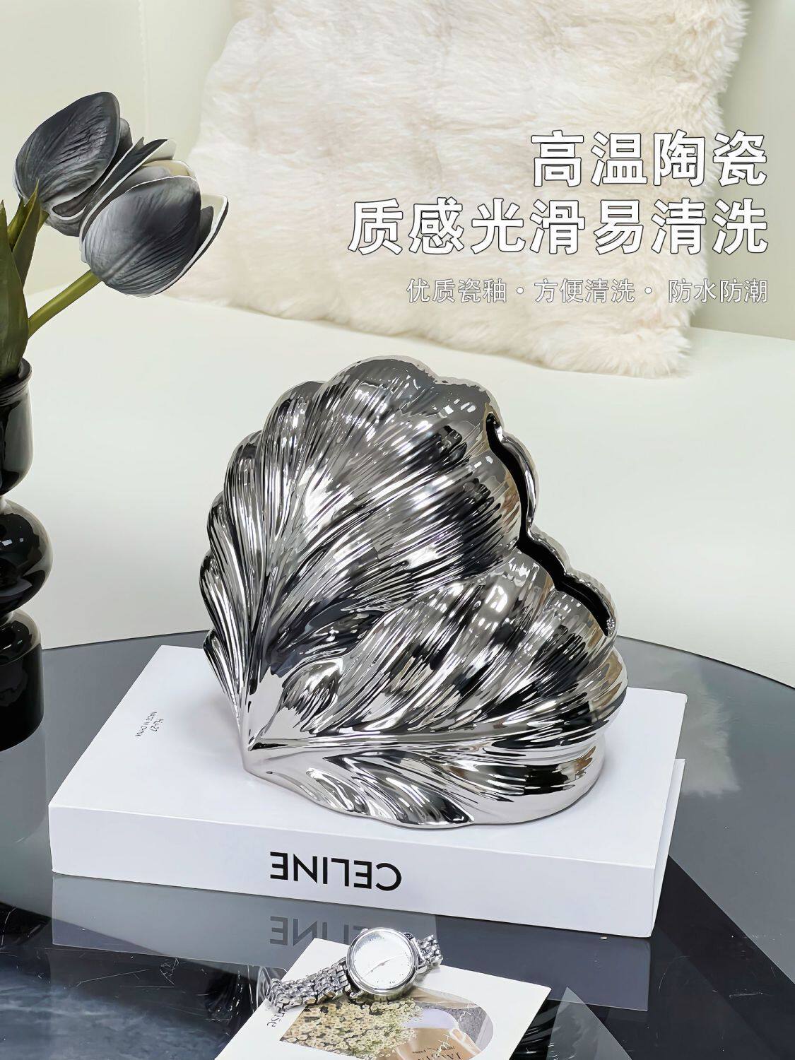 товар из китая 创意陶瓷纸巾盒抽纸盒餐厅卧室餐巾纸盒精致茶几居家收纳摆件质感