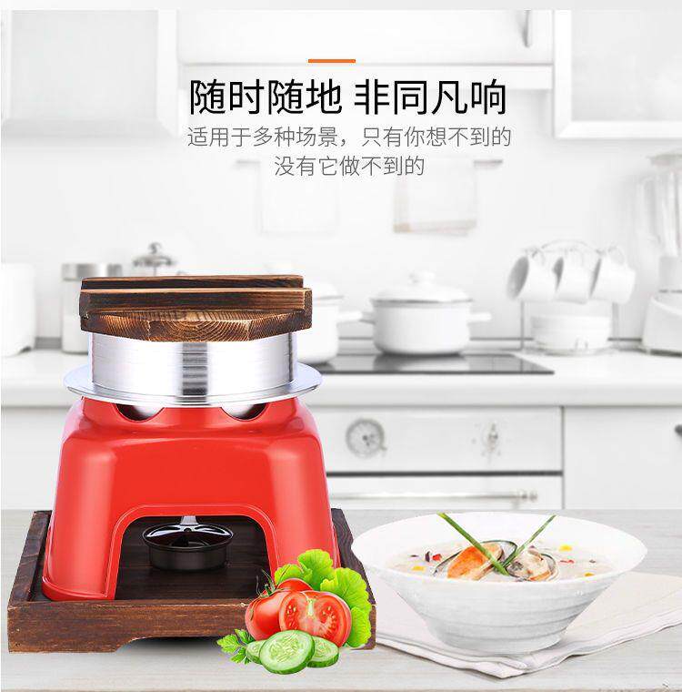 Японский Wulong Pot Prieceed Rice артефакт Питание вмазвание студент комната с несколькими кроватями на открытом воздухе кемпинг использовать портативный алкоголь Готовить алюминий горшок 