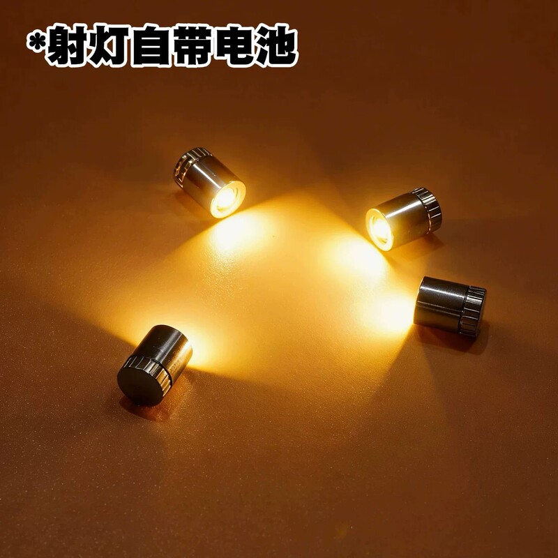 Mini Led Spotlight, Display Light for Figurines, Ambient Light, Super Cool Twist Light, Model Figurine Light-Up, Miniature