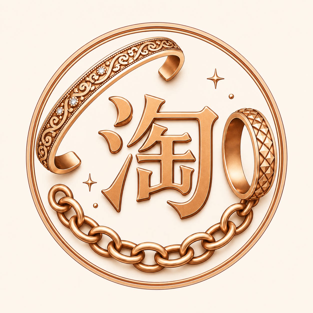 淘淘饰品甄选的LOGO