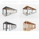 Garden landscape corridor frame garden cultural corridor special-shaped corridor shape corridor frame 001 publicity viewing rail landscape pavilion small