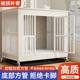 Pet-Specific Wooden Dog Cage House with Toilet Border Collie Golden Retriever Large, Medium and Small Size Dogss Indoor Storage Furniture