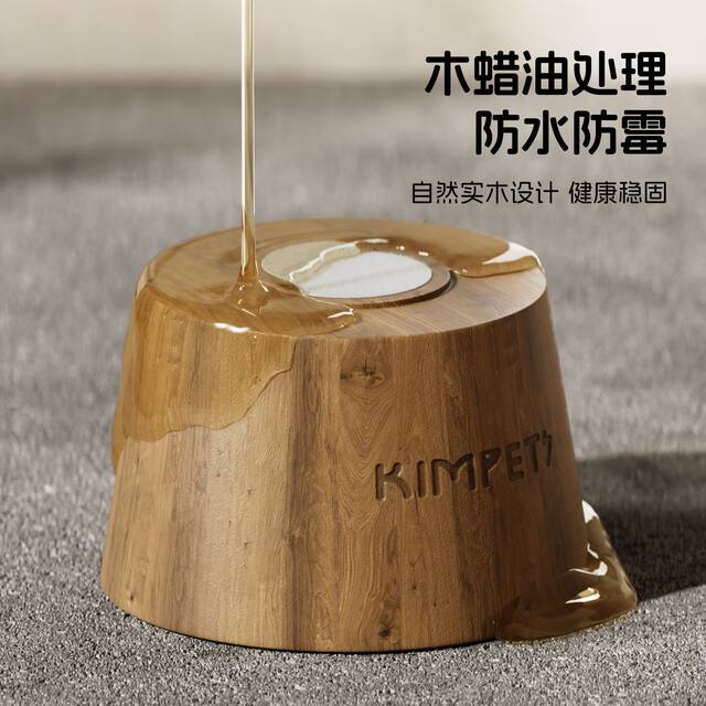 Cat Bowl, Ceramic Cat Food Bowl, Ceramic Bowl with Accessories, Solid Wood Elevated Cat Food Bowl, Dog Bowl, Cat Water Bowl, Pet Bowl