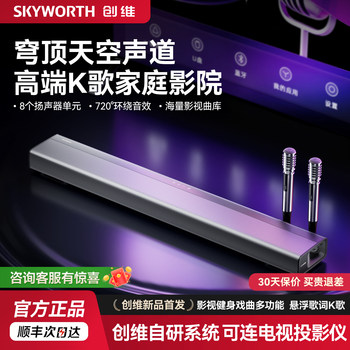 Skyworth Home Ktv Audio Set Soundbar Karaoke Machine Microphone All-In-One Singing Machine Home Karaoke Speaker