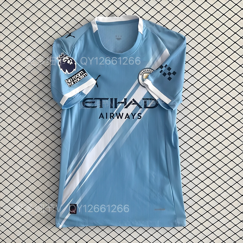 2526 Manchester City Jersey Home Short-Sleeved Player Fan Version No. 9 Haaland Rodri Foden Football Uniform