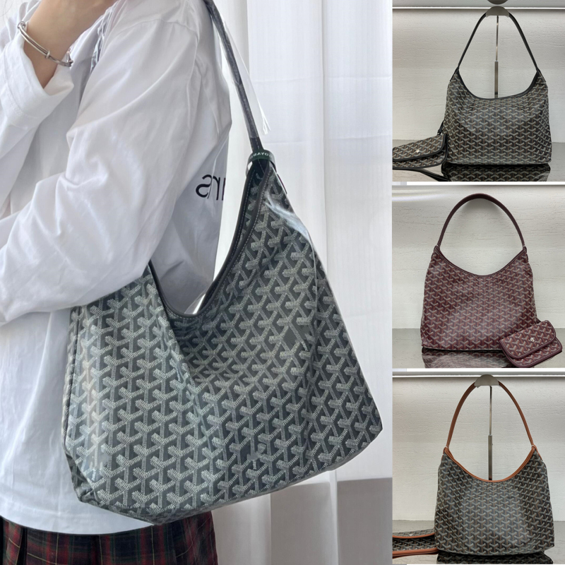 New Genuine Leather Dog-Tooth Pattern Gulina Naza Style Women's Underarm Large-Capacity Shoulder Bag, Simple and Lazy Style Hobo Bag