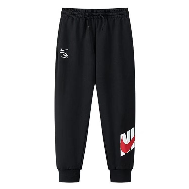 Nike Children's Sports Pants Spring Style Pure Cotton Durable Casual Long Pants for Boys New Year Outfit for Boys Born in the Year of the Horse Sweatpants
