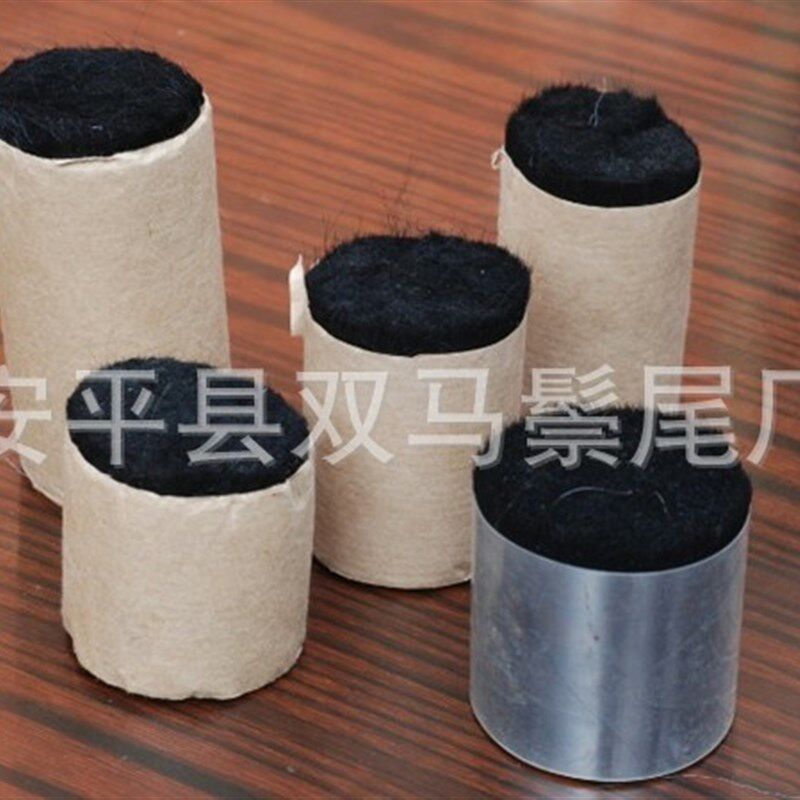 染黑双齐山羊毛化妆刷127mm：美妆达人的秘密武器，你值得拥有！-动物毛