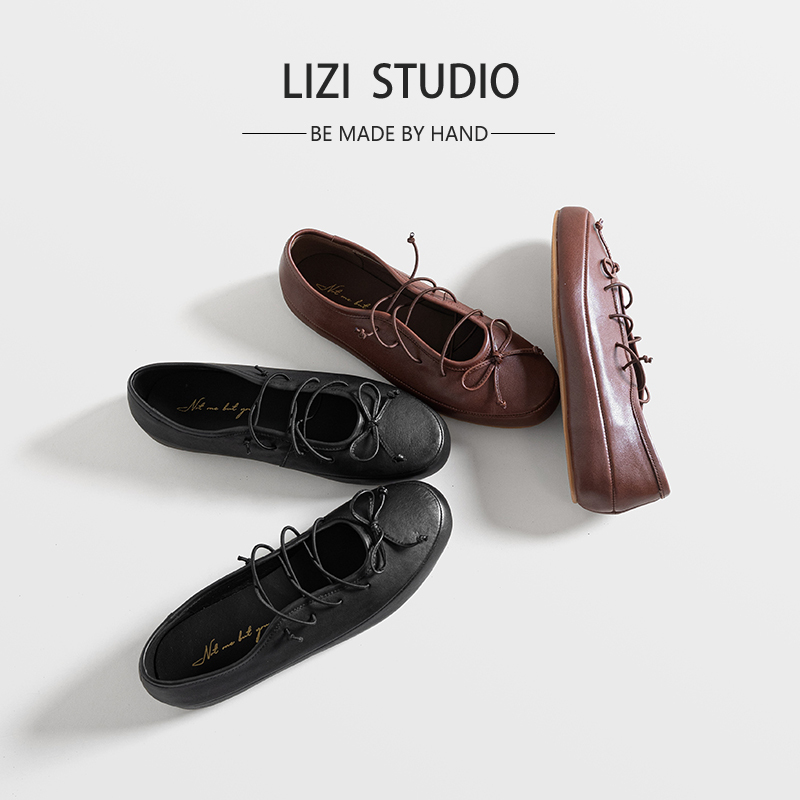 【Chestnut】2Cm Mary Jane Shoes with Round Toe, Low Heel, Flat Sole, Women's Retro Bowknot Thin Strap Shallow Mouth Single Shoes 【Chestnut】2Cm Mary Jane Shoes with Round Toe, Low Heel, Flat Sole, Women's Retro Bowknot Thin Strap Shallow Mouth Single Shoes