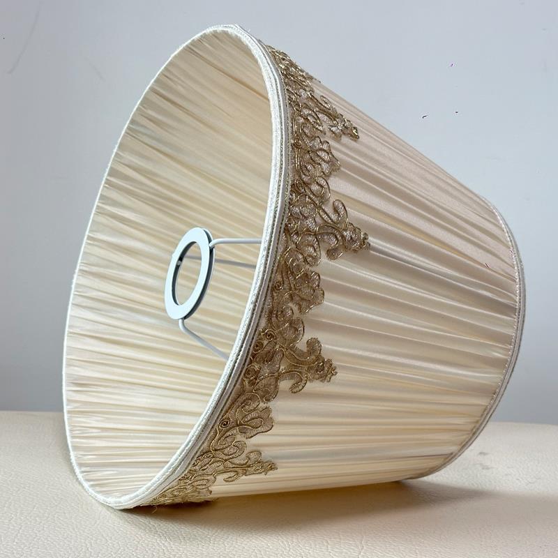 Modern European-Style Fabric Lampshade Shell, Simple Bedroom Bedside Lamp E27 Floor Lamp Lampshade Lighting Accessories Modern European-Style Fabric Lampshade Shell, Simple Bedroom Bedside Lamp E27 Floor Lamp Lampshade Lighting Accessories