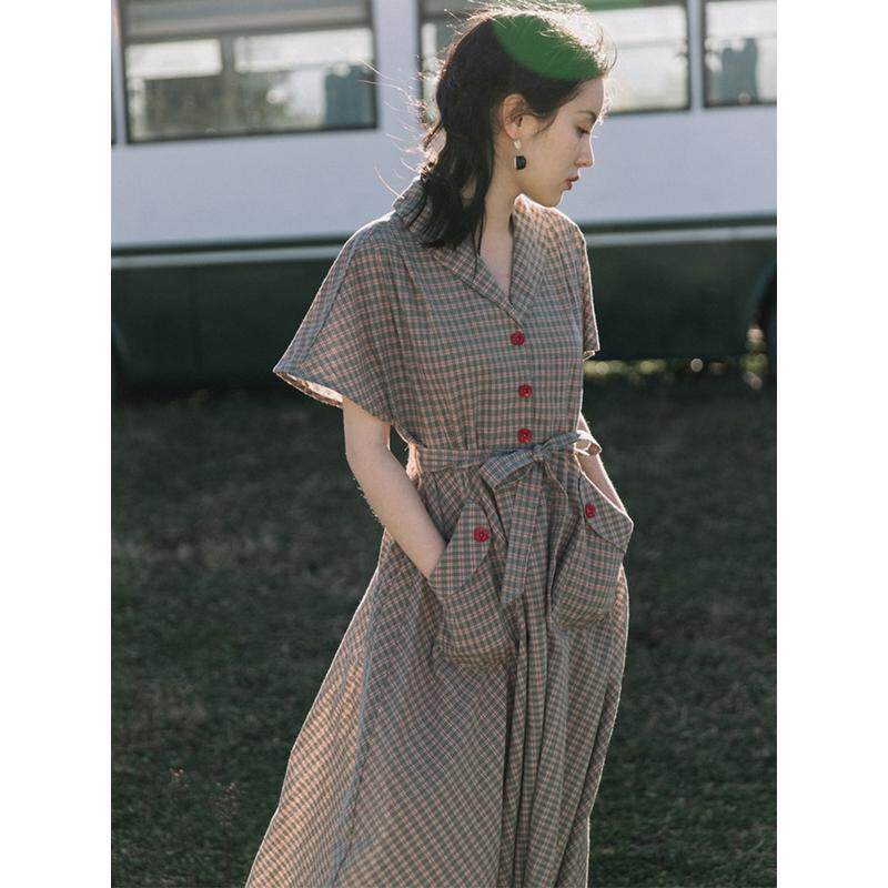 New Product: 70S Long Dress, Summer 80S Retro Clothing, Hong Kong Style Women's Vintage Fashion New Product: 70S Long Dress, Summer 80S Retro Clothing, Hong Kong Style Women's Vintage Fashion