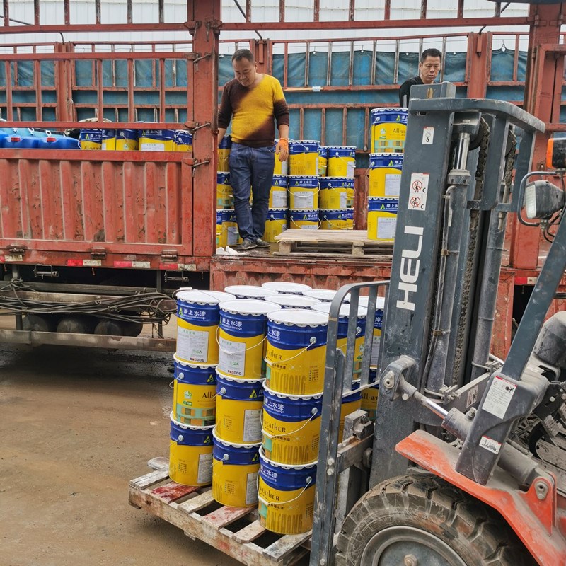 Latex paint for interior and exterior walls, waterproof, environmentally friendly, yellowing-resistant, ready-to-use paint for renovation of old houses, adjustable in any color