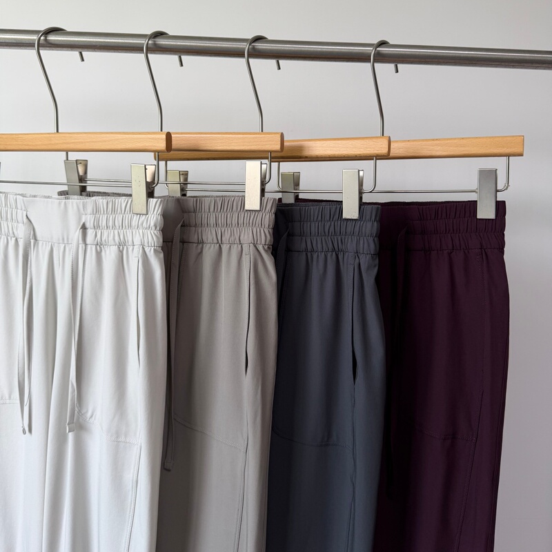 Summer's Slimming and Cool Pants! P*Ll-On 23inch Quick-Drying Tapered Casual Pants for Women, Four-Way Stretch and Smooth