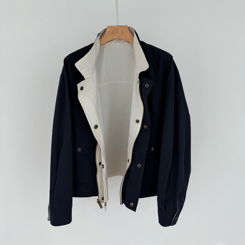 Get the Look of Two Pieces in One! Saint L~ Brushed Cotton Double-Sided Jacket for Women, New Autumn 26 Collection Get the Look of Two Pieces in One! Saint L~ Brushed Cotton Double-Sided Jacket for Women, New Autumn 26 Collection