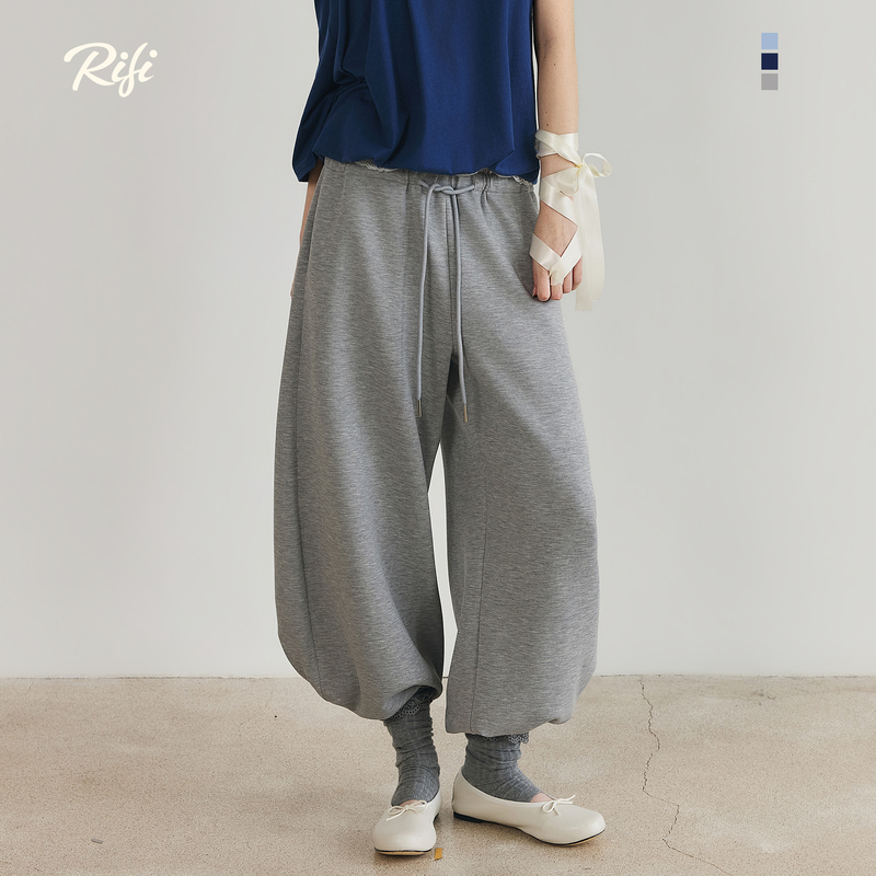 [Same Style as Zhao Lusi] Rifi / "Loose-Fit Wide-Leg Pants with a Relaxed Silhouette for Autumn and Winter, Suitable for Commuting and Casual Wear