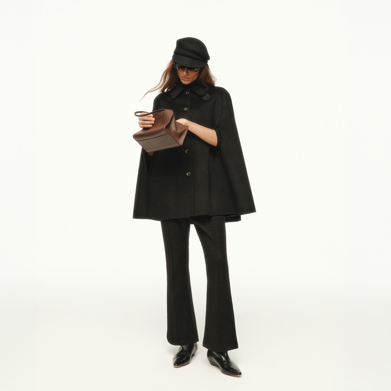 Lram 10.16 New Product "Cape Coat" Cashmere Cotton Wool Blend British Retro Cape Coat