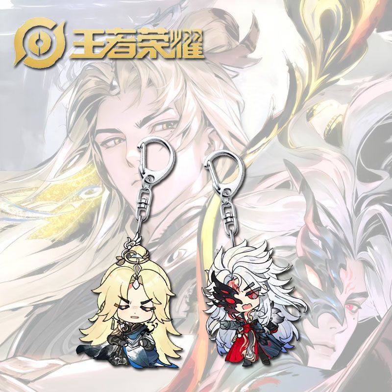 King of Glory Li Xin Keychain Q Version Couple Style Student Backpack Pendant Accessories Good Gift for Classmates Merchandise