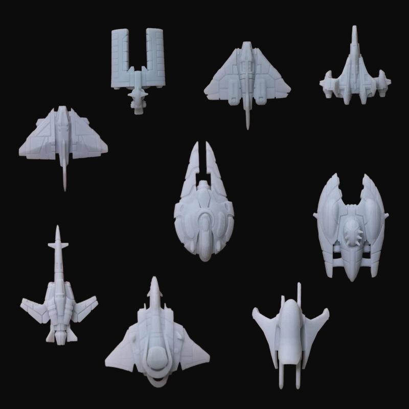 Halo Miniature Model Holo Space Military Science Fiction Star Alliance Unsc Desktop Fps Game Fighter Aircraft Paintwork in Stock