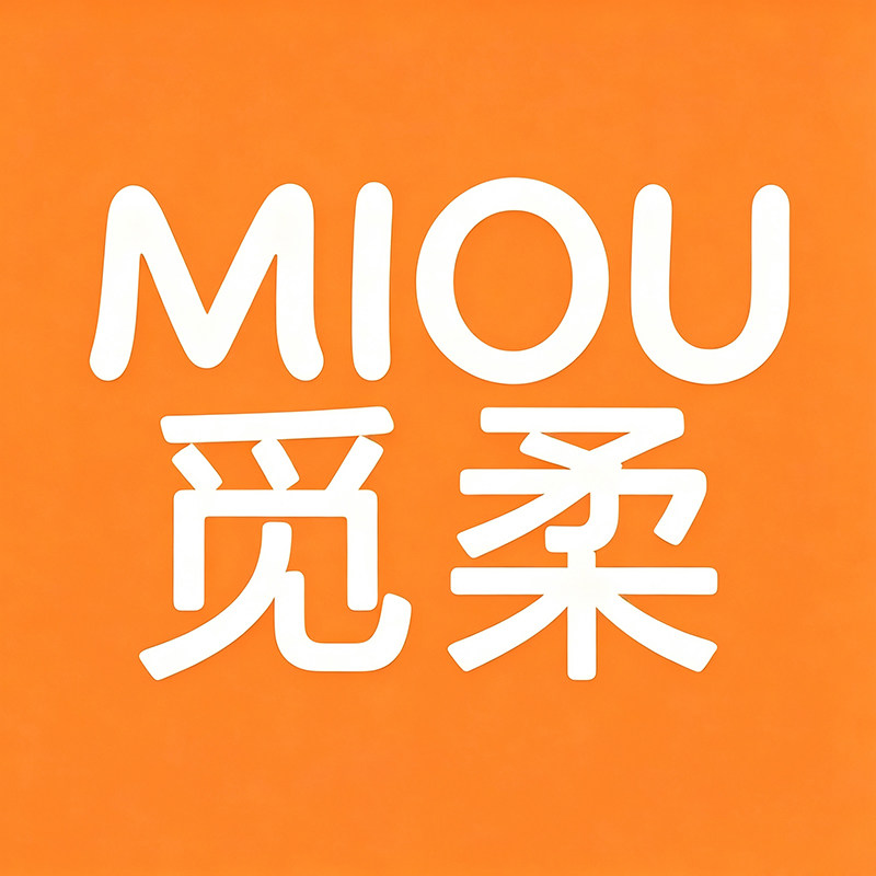 觅柔Miou品质家纺馆的LOGO