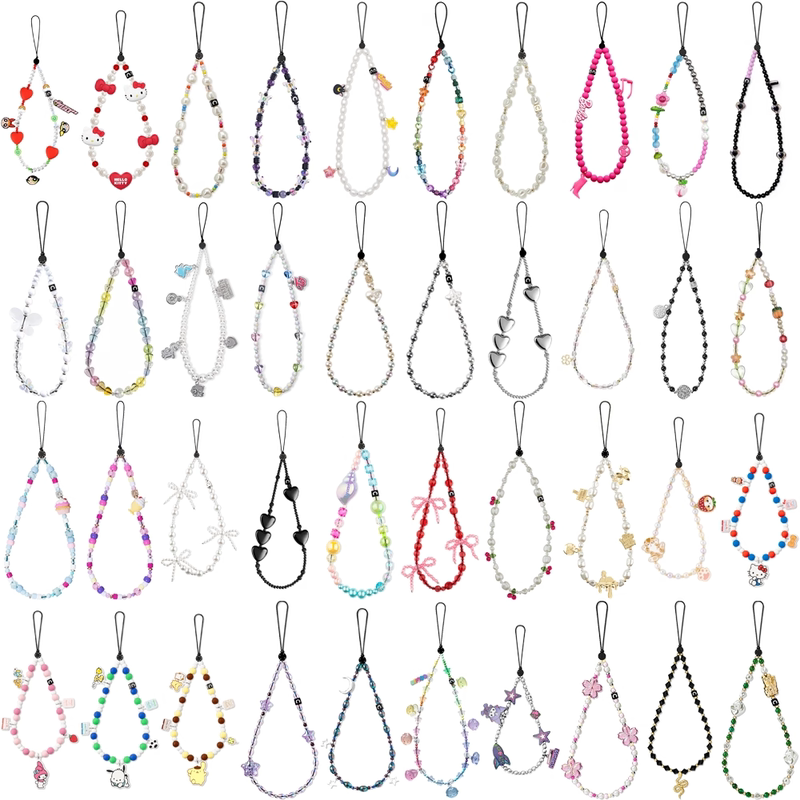 Casftfy Huaqiangbei C Brand New Sakura Story Star Pearl Collection Phone Lanyard Strap Celebrity Style