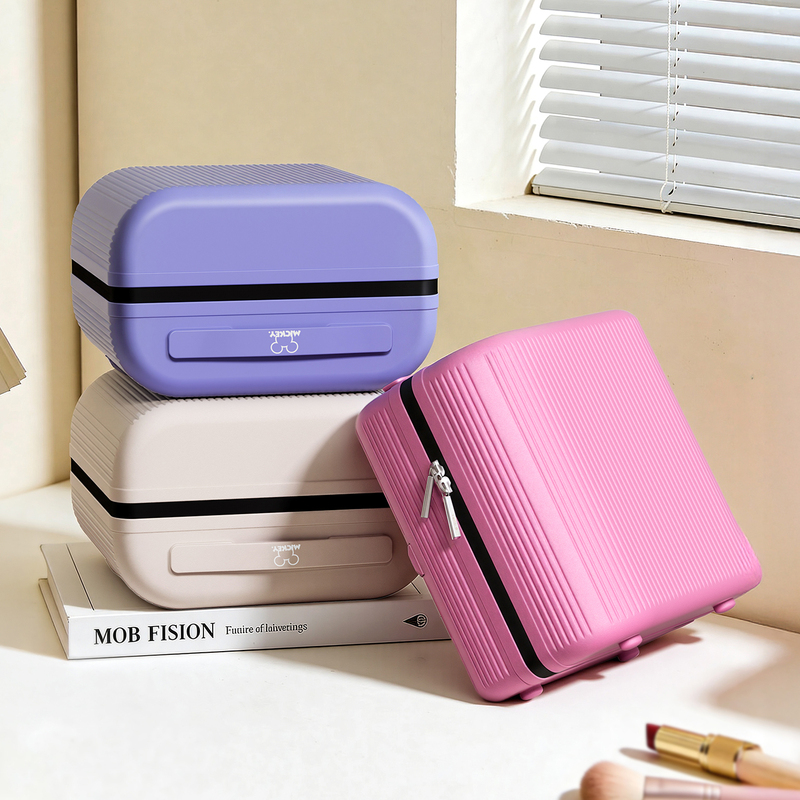 Disney Hand Luggage Suitcase for Women with Additional Bag, New Model That Can Be Taken on the Plane, Mini Storage 12inch Small Portable Makeup Case Disney Hand Luggage Suitcase for Women with Additional Bag, New Model That Can Be Taken on the Plane, Mini Storage 12inch Small Portable Makeup Case